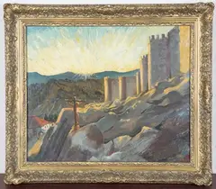Avila by Charles Wheeler, oil on board, sold Dec 2021