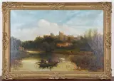 James Herbert, View of Windsor Castle and the Thames, oil on canvas