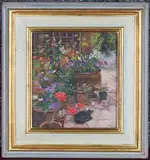 Pamela Kay, Summer Garden, oil on board