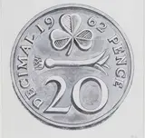 Edward Bawden, Design for a Decimal 20p Piece 1962