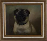 Henry Crowther, Roger' (Head Study of a Pug Dog), 1912, oil on canvas