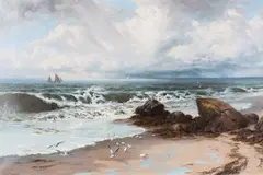 Thomas Rose Miles, Fresh Breeze & Flowing Tide, oil on canvas