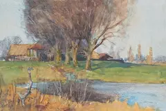 William Tatton Winter, An Autumn Day, watercolour