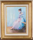 Konstantin Razumov, Suzette, Portrait of the Ballet Dancer, oil on canvas