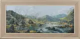Charles Wyatt Warren, Welsh Landscape, oil on board