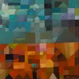 Alan Furneaux, View across Rooftops