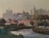 Will Longstaff, View of Arundel from the River, oil on canvas