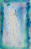 Dora Holzhandler, Lady in the Shower, 1998, watercolour and ink on Arches
