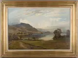 James Heron, Loch Ard, oil on canvas