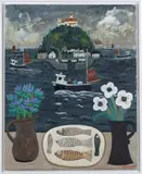 Alan Furneaux, St. Michael's Mount with Still Life