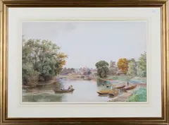 William Bradley, Twickenham, 1886, watercolour