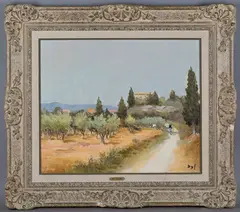 Marcel Dyf, Oliviers (Maussane, Provence), oil on canvas
