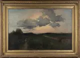 Ernest William Appleby, Landscape at Dusk, oil on canvas