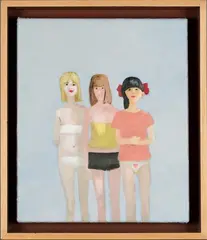 Charles Williams, Three Girls, 2010, oil on canvas