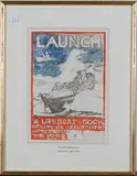 Frank Brangwyn, Launch, A Lifeboat Book' (Design for a Book Cover)