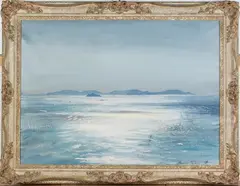 Romano Stefanelli, Canale di Piombino, oil on canvas