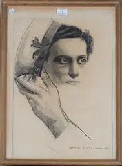 Gregorio Prieto, Portrait (Duncan Guthrie), 1940, pencil