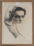 Gregorio Prieto, Portrait (Duncan Guthrie), 1940, pencil