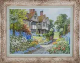 Ernest William Haslehust, The Manor House, Chiddingstone, watercolour