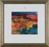 John Blockley, Pennine Moorland, watercolour and mixed media