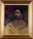 Frank Joseph Archer, Jessye Norman' (Opera Singer), oil on canvas
