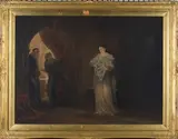 Henry Anelay, A Scene from Macbeth, watercolour