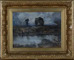 Alexander Fuller Maitland, A Cloudy Day, 1909, oil on academy board