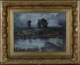 Alexander Fuller Maitland, A Cloudy Day, 1909, oil on academy board