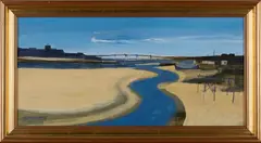 David Humphreys, Shoreham Saltings, acrylic on board