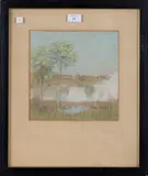 Donald Maxwell, Puck's Song, watercolour and coloured chalks over pencil