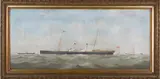 George Mears, Brighton' (Paddle Steamer), oil on canvas
