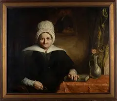 Charles West Cope, Portrait of an Elderly Woman, 1836, oil on canvas