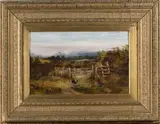 Thomas Clark, A Path and Style near Kircudbright, 1854, oil on panel