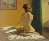 Frank Jameson-Smith, Seated Female Nude, oil on canvas