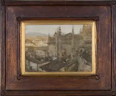 Arthur Rackham, The Cathedral Roof, Granada, watercolour
