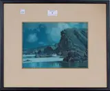 Albert Moulton Foweraker, Newquay, watercolour