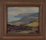 Owen Bowen, The Moors above Robin Hood's Bay, oil on canvas