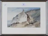 F. Donald Blake, Coastal Cottage, watercolour