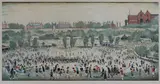 Peel Park by L. S. Lowry, colour print, sold Mar 2019