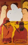 Pang Yongjie, Nude Figures, oil on canvas