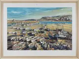 Clarence E. Blackburn, On the Beach, St Ives, gouache