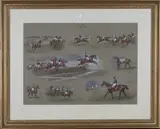 Alfred L. Bright, Cloister's Grand National - 1893, watercolour and gouache