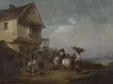 Edmund Bristow, Guy Fawkes Day, oil on canvas