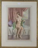 Fred Pegram, Nude, watercolour