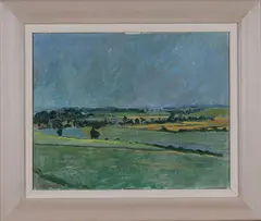 Eric James Mellon, Amberley Wildbrooks, West Sussex, oil on canvas