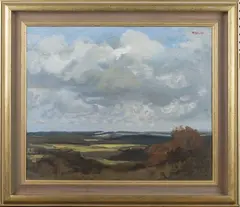Charles James McCall, Autumn Landscape, oil on canvas