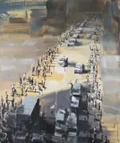 Matthew Radford, Bridge Painting, 1995, oil on canvas