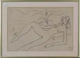 Edward Wolfe, Reclining Nude
