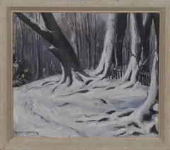 Winter, Kenwood by Maurice Codner, oil on canvas-board, sold Sep 2018