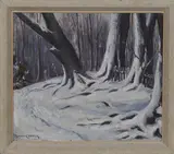 Maurice Codner, Winter, Kenwood, oil on canvas-board